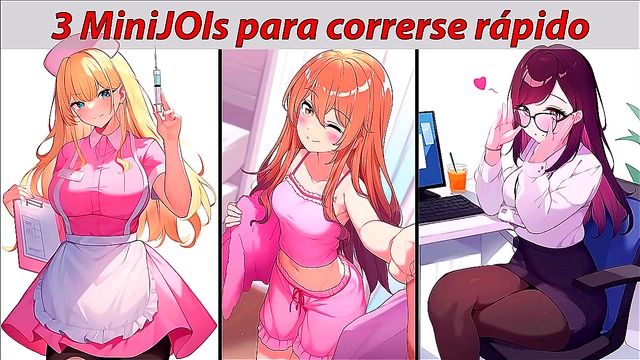 Cute Anime Nurses Guide You to Quick Cum With Hypnotic JOI Instructions