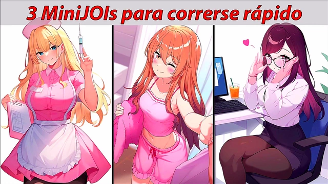 Cute Anime Nurses Guide You to Quick Cum With Hypnotic JOI Instructions