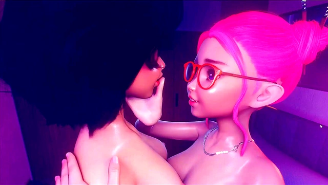 Busty Hentai Teens Rough Strap-On Duo Dildo Fuck Worth Billions!