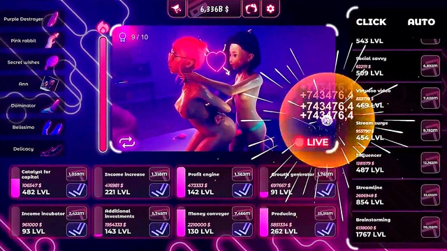 Busty Hentai Teens Rough Strap-On Duo Dildo Fuck Worth Billions!