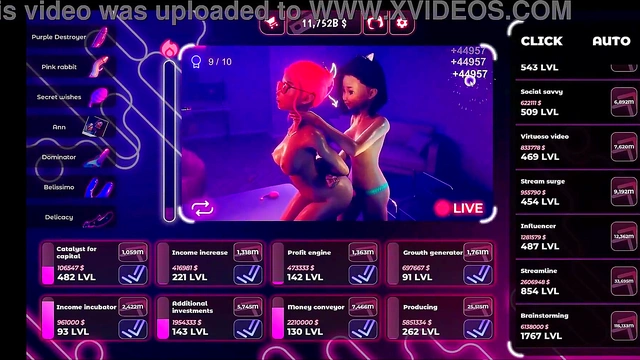 Busty Hentai Teens Rough Strap-On Duo Dildo Fuck Worth Billions!