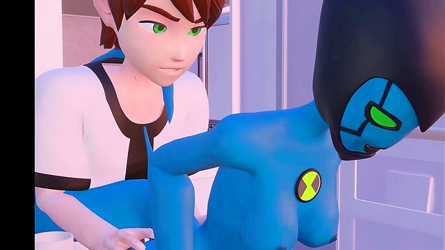 Ben 10 & Gwen Engage in Fast Extraterrestrial 3D Hentai Sex Adventure