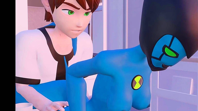 Ben 10 & Gwen Engage in Fast Extraterrestrial 3D Hentai Sex Adventure