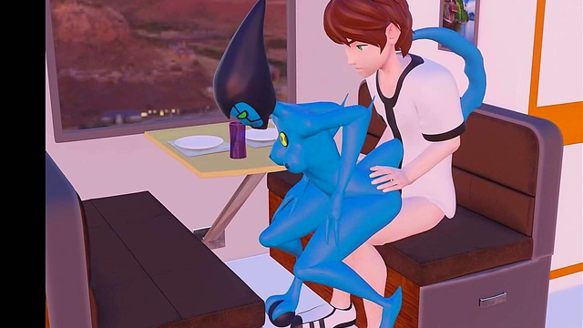 Ben 10 & Gwen Engage in Fast Extraterrestrial 3D Hentai Sex Adventure