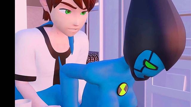 Ben 10 & Gwen Engage in Fast Extraterrestrial 3D Hentai Sex Adventure