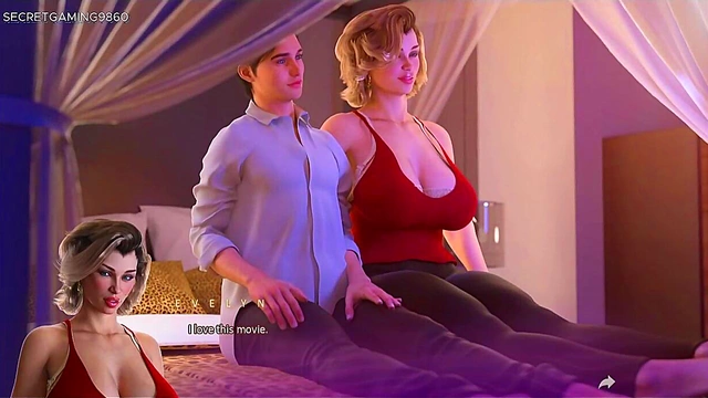 Hot Busty Stepmom Gets Carried Away During Sexy Massage Session In 3D Hentai Game