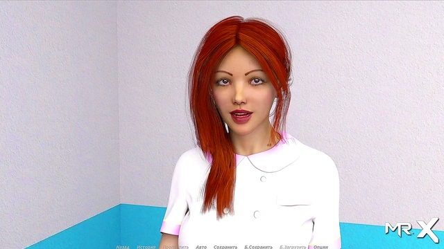 Blonde Poses Nude for Acting Lessons in Erotic 3D Anime Game Scene