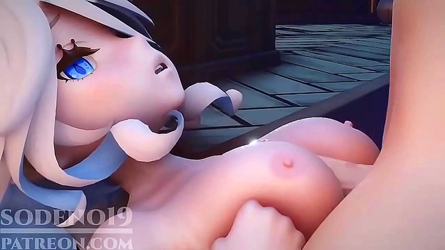 Genshin Impact Hentai – 3D Anime Babe Gets Anal Creampie Delight