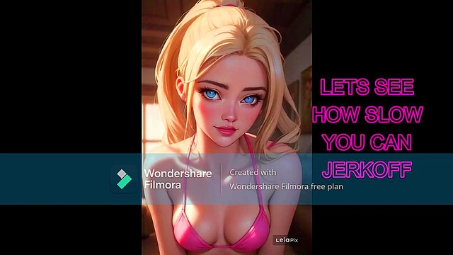 Hypnotic Anime JOI – Bella Teases With Handjob & Kissing For Intense Edging Denial