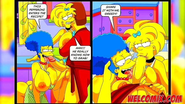 Big-Ass Big-Tits Simpsons Cartoons – Hot Hentai Toon Action