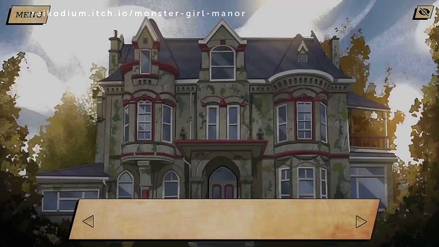 Monster Girl Seduces Guest in Manor for Erotic Anime Fun