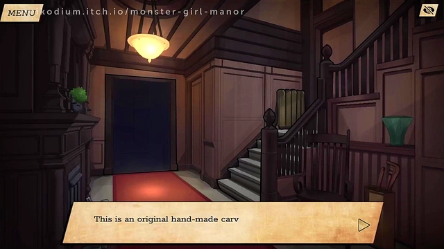 Monster Girl Seduces Guest in Manor for Erotic Anime Fun