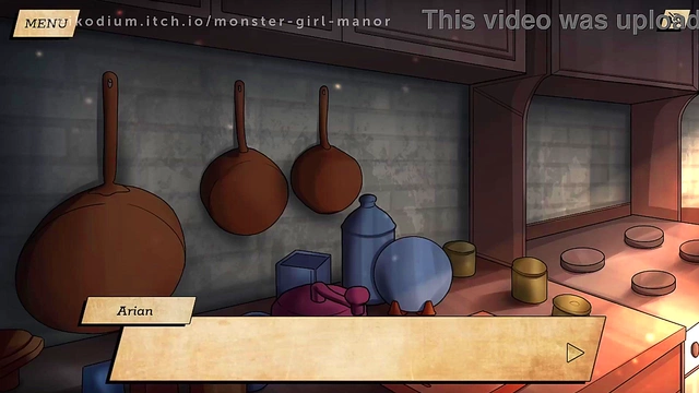 Monster Girl Seduces Guest in Manor for Erotic Anime Fun