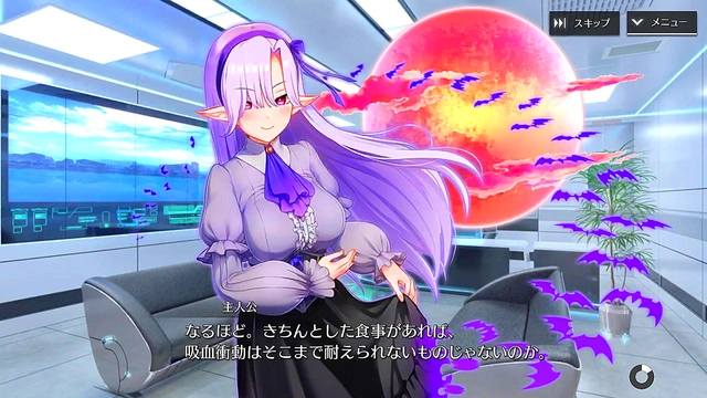 Shangri-La Drive Anime – Sexy Girl Sucks Dick Standing Back for Naughty Fun