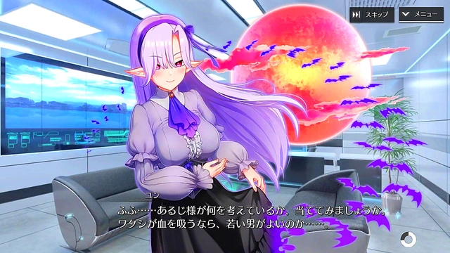 Shangri-La Drive Anime – Sexy Girl Sucks Dick Standing Back for Naughty Fun