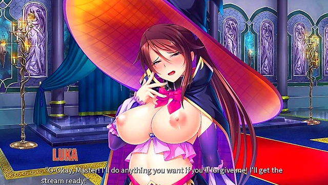 Harem Hunter Anime – Succubus Screwed Till Pregnant With Visual Novel Action