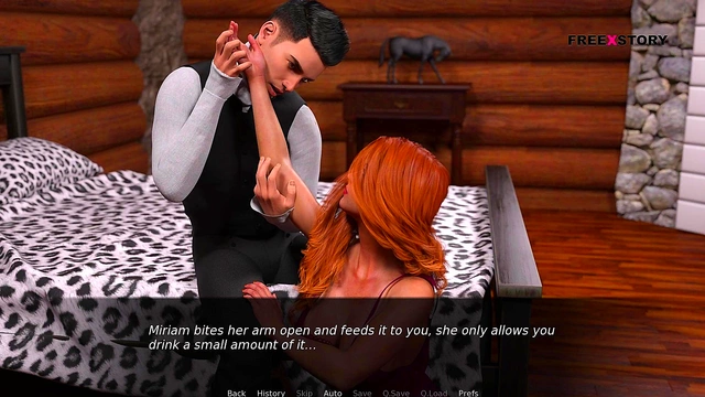 John's Threesome With Busty Vampires Cora & Miriam in DuskLight Manor