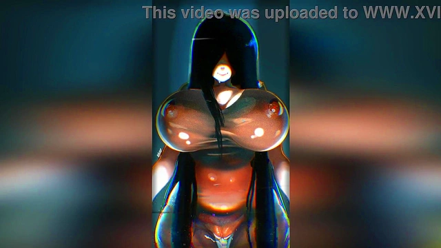 Yamamura Sadako’s Big Tits Shake To The Bell In Erotic 3D Anime Art
