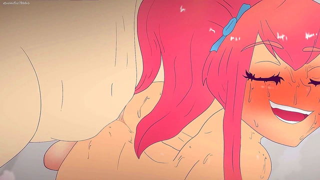 Pink-Haired Anime Babe Gets Extended Dick Action In Hot Hentai Session