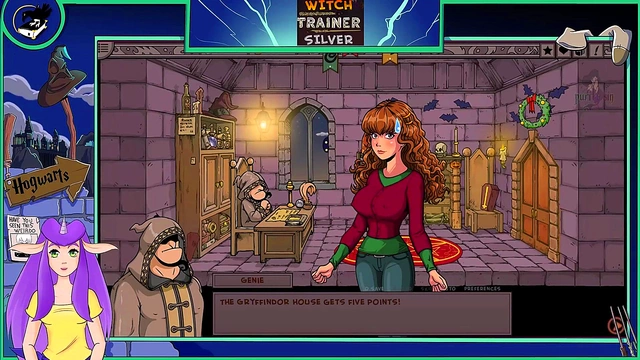 Sexy Witch Trains Her Big-Ass Body With Blonde Hermione In Hot Hentai Action