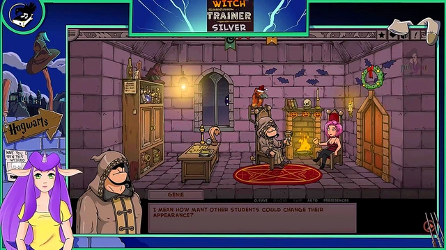 Sexy Witch Trains Her Big-Ass Body With Blonde Hermione In Hot Hentai Action