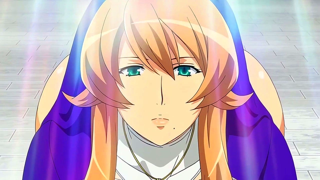 Nun Trains Under Queen's Blade in Ecchi Anime Sexual Adventure
