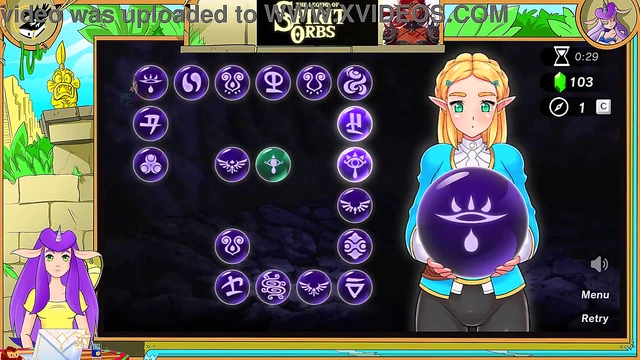 Blonde Princess Zelda Gets Rough Blowjob & Pussy Sex For Cartoon Orgasm