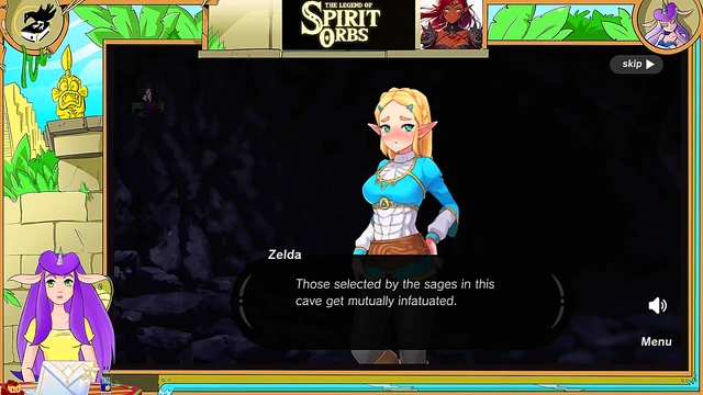 Blonde Princess Zelda Gets Rough Blowjob & Pussy Sex For Cartoon Orgasm