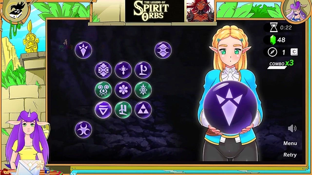 Blonde Princess Zelda Gets Rough Blowjob & Pussy Sex For Cartoon Orgasm