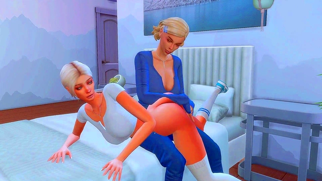 Futuristic StepMom Arranges Hard Anal Sex With Busty Futa For Straight StepDaughter
