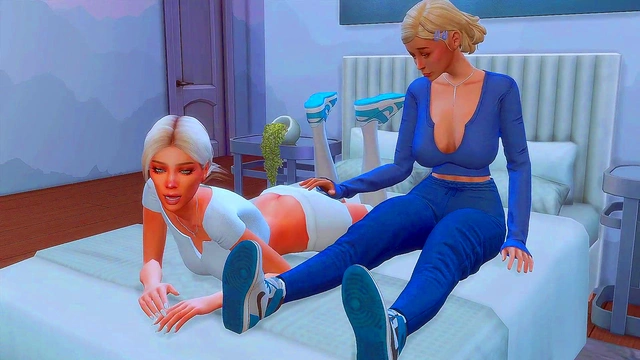 Futuristic StepMom Arranges Hard Anal Sex With Busty Futa For Straight StepDaughter