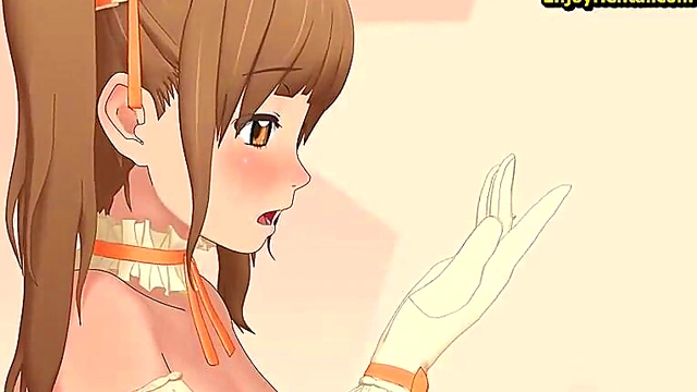 Cyber Hentai Girl Gives Intense Blowjob Before Hot Fucking Session