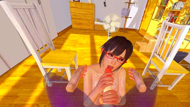 VR Metaverse Seduction – Anime Babe Sucks Dick In Virtual Reality Chat