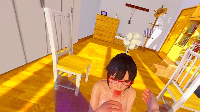 VR Metaverse Seduction – Anime Babe Sucks Dick In Virtual Reality Chat