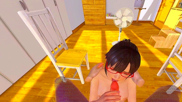 VR Metaverse Seduction – Anime Babe Sucks Dick In Virtual Reality Chat
