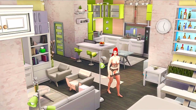 Goth GF Gets Futa Fucked In The Sims 4 Hentai Animation