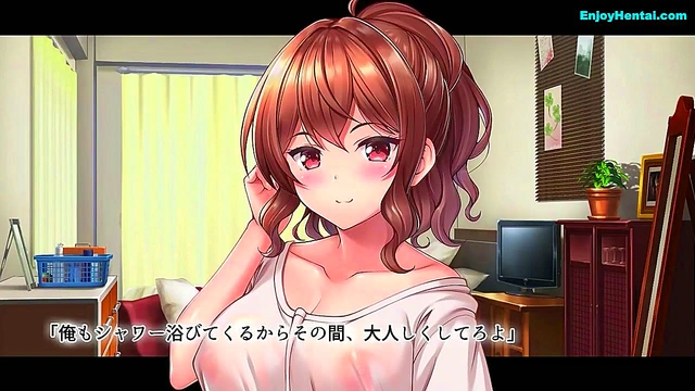 Hentai Anime Couple Enjoy Intense CreampieSex Session