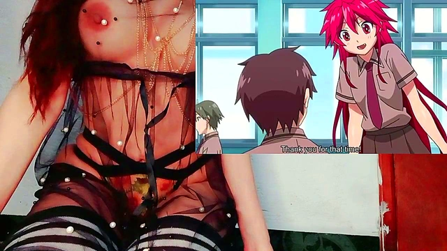 Sexy Vampire Gets Fucked By Three Guys In Uncensored Anime Action