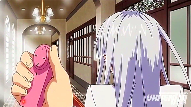 Horny Anime Schoolgirl in Stockings Gets Double Orgasm & Anal Creampie