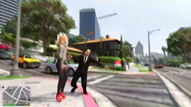 Horny Gamer Fucks Pedestrians In GTA 5 For Hot Hentai Sex Action