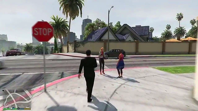 Horny Gamer Fucks Pedestrians In GTA 5 For Hot Hentai Sex Action