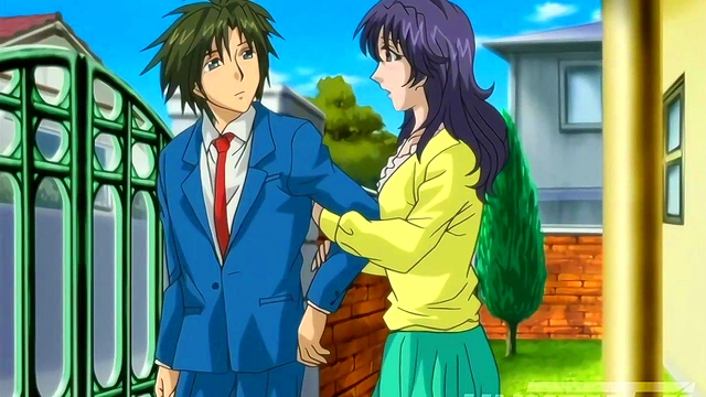 Caught Step-Aunt Masturbating – MILF Blowjob & Uncensored Anime Facial