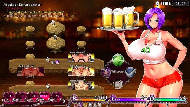 Karryn's Prison Turnaround – Slutty Transformation Begins in Eroge Gameplay