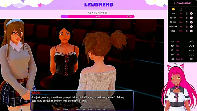 Busty VTuber LewdNeko Enjoys BDSM Fun & Multiple Orgasms in Harem Hotel