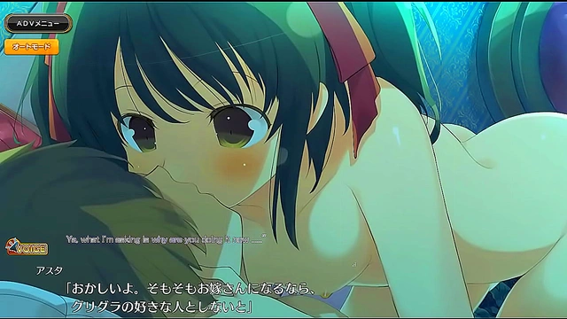 Hentai Anime Eroge Scene – Couple Engages in Steamy Subtitled Action