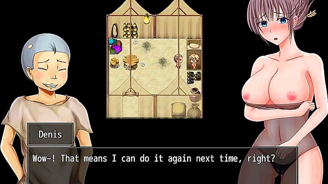 Cecile & Denise Seduce Each Other in Steamy Hentai Game Scene