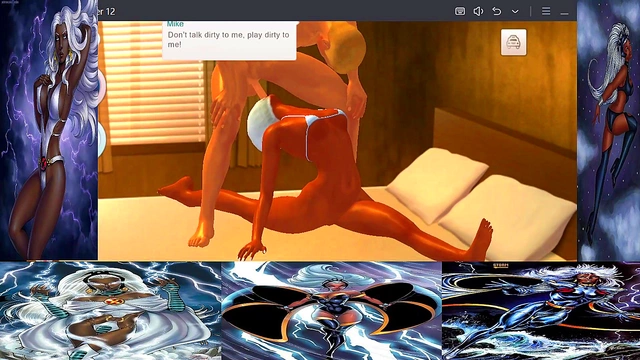 Storm Charms MikeG With Super Deep Throat Action In 3D Hentai Anime