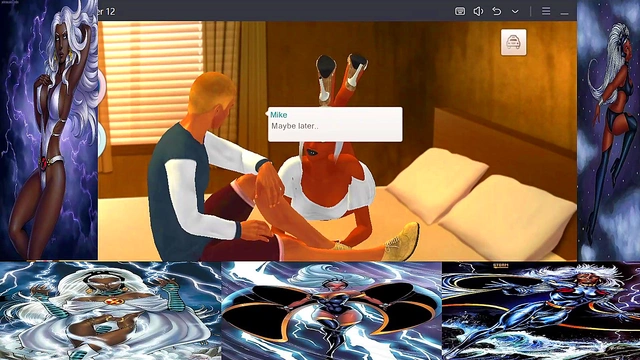 Storm Charms MikeG With Super Deep Throat Action In 3D Hentai Anime