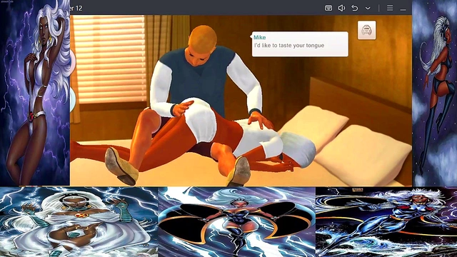 Storm Charms MikeG With Super Deep Throat Action In 3D Hentai Anime