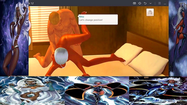 Storm Charms MikeG With Super Deep Throat Action In 3D Hentai Anime